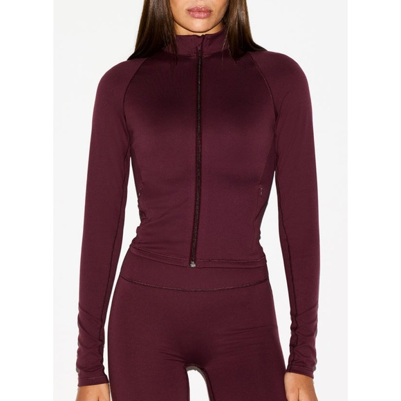 SKIMS Mock Neck Full Zip Jacket - Picture 1 of 4